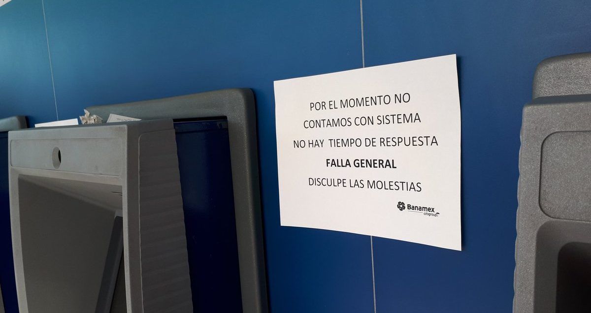 Falla en sistema de Citibanamex afecta a miles de usuarios