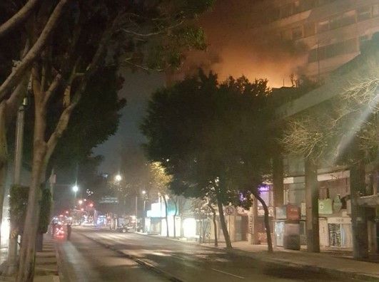 Controlan incendio en la Roma Norte