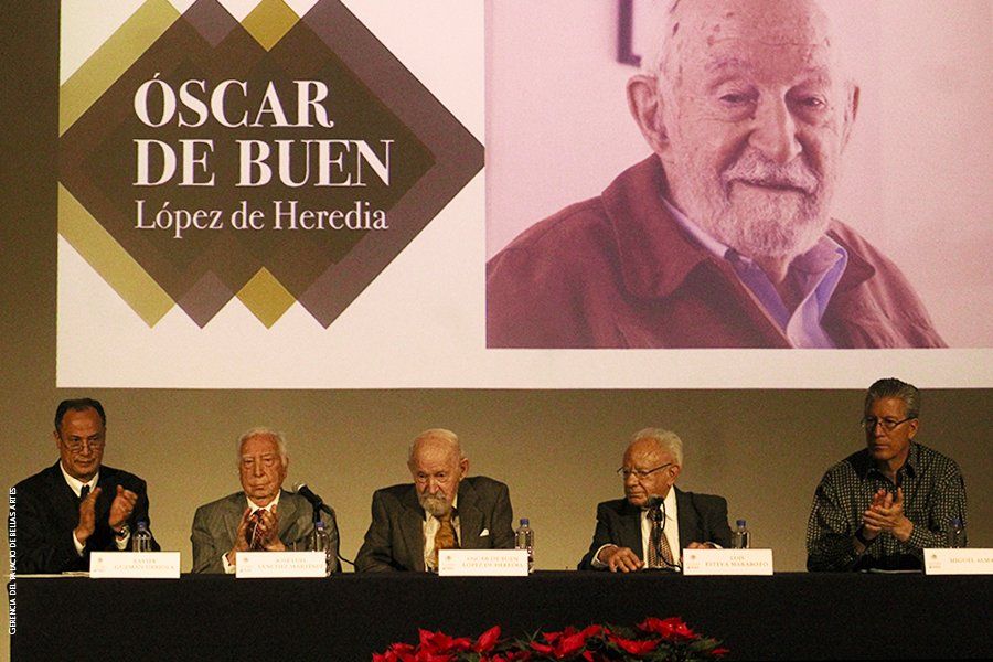 Óscar de Buen recibe Medalla Bellas Artes 2017
