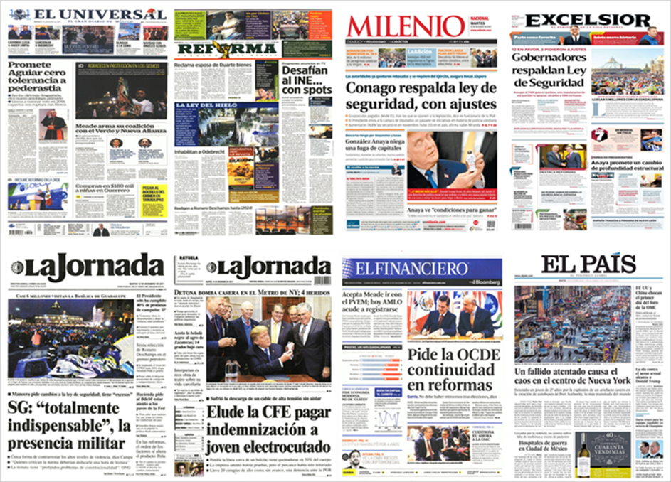 Ley de Seguridad Interior y Nueva York en primeras planas