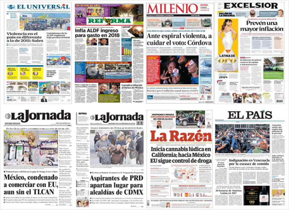 Inflación y ataque en Kabul en primeras planas