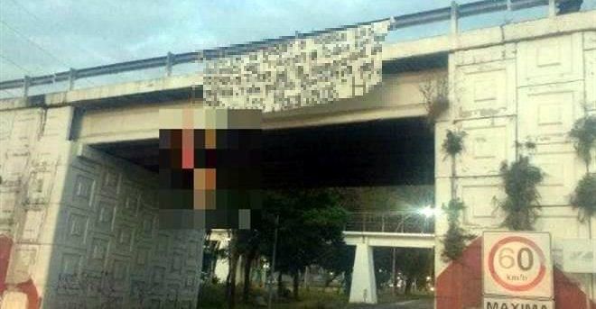 Cuelgan tres cadáveres en puente de Nayarit