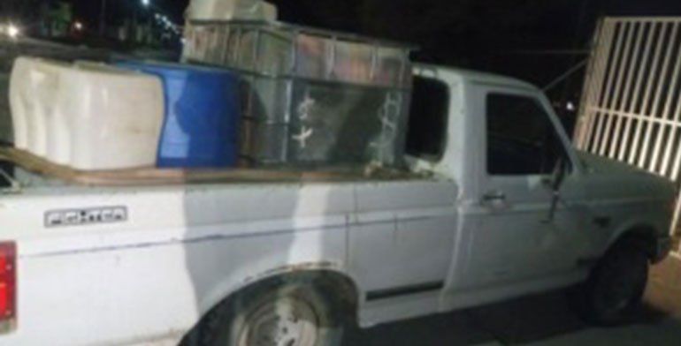 Aseguran más de 7 mil litros de hidrocarburo en Hidalgo