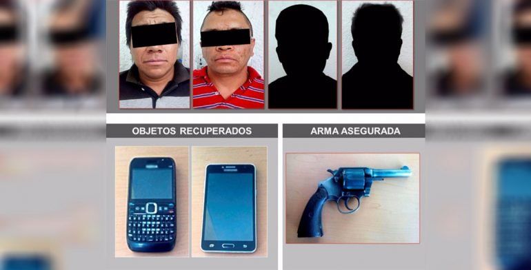 Detienen a cuatro por robo a transporte público en Iztapalapa