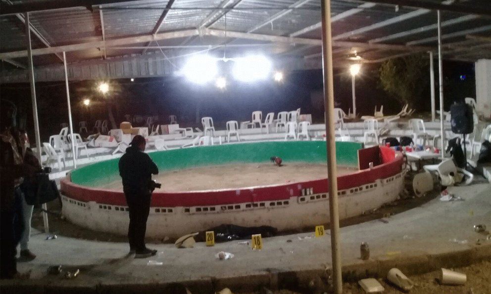 Tiroteo deja dos muertos en palenque de San Luis Potosí