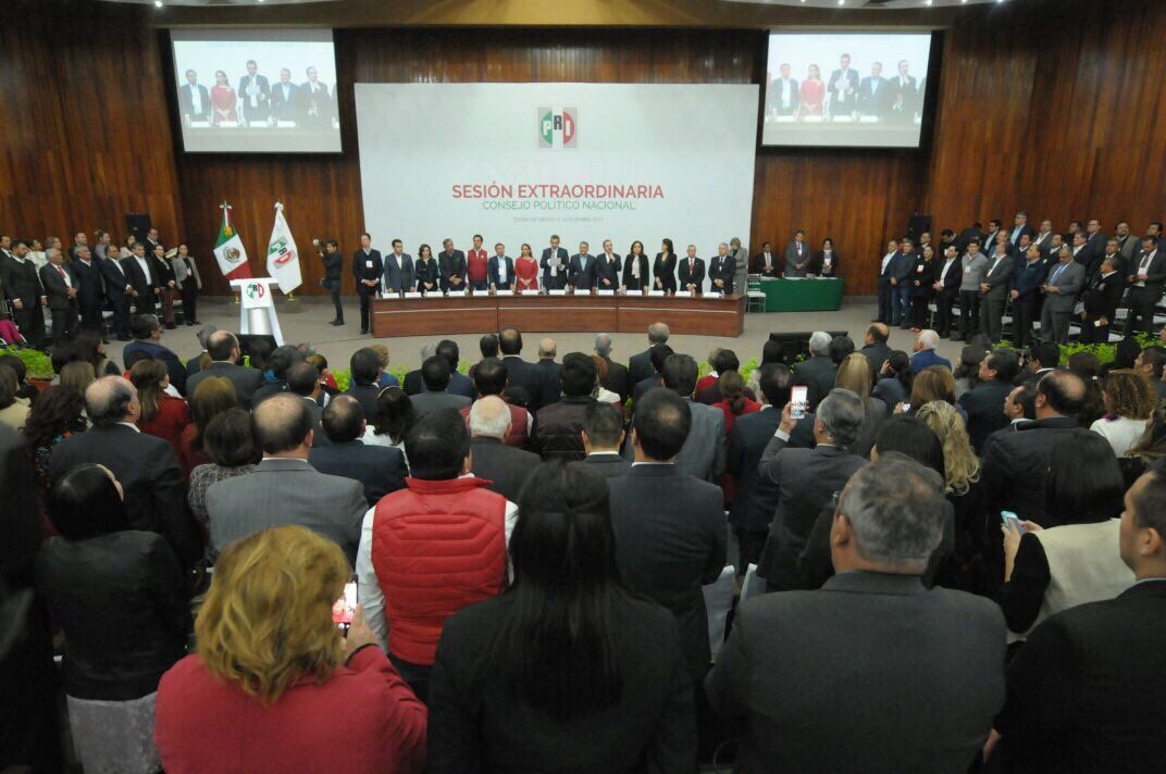 PRI aprueba alianza con PVEM y Panal