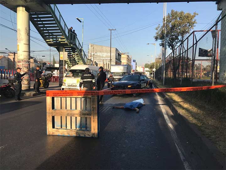 Muere hombre tras saltar de puente sobre Ignacio Zaragoza