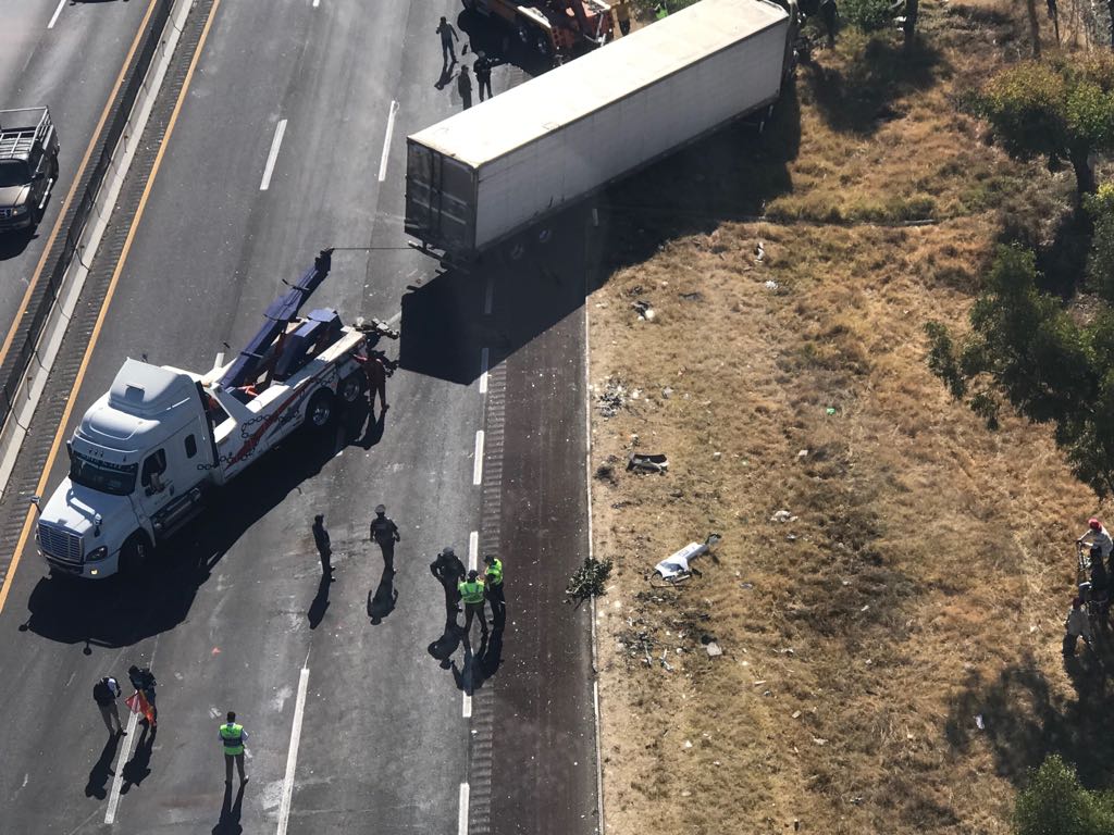 #Video Carambola en la México-Puebla deja siete lesionados