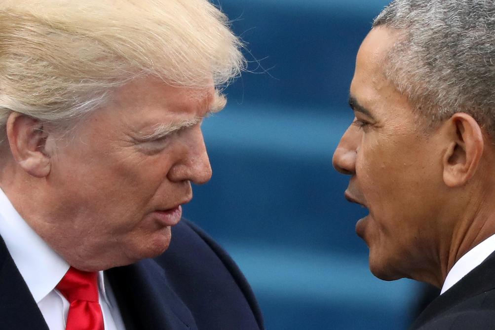 Donald Trump se atribuye economía heredada de Barack Obama