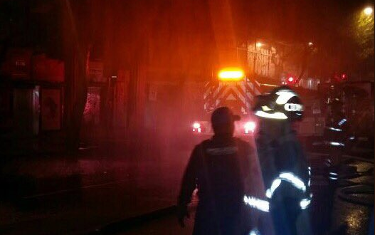 Incendio en negocio de la colonia Narvarte