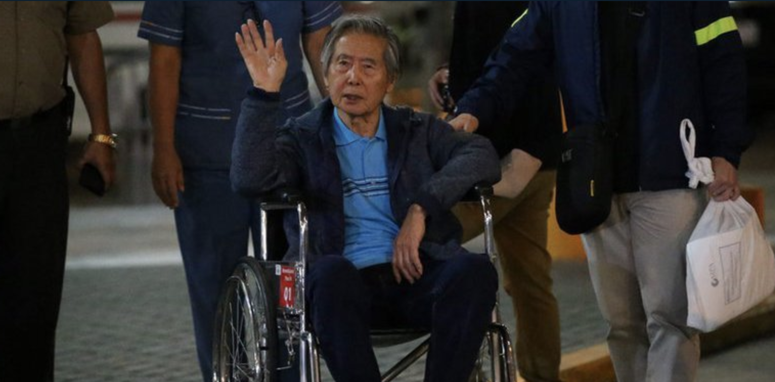 Alberto Fujimori es libre tras 12 años de cárcel