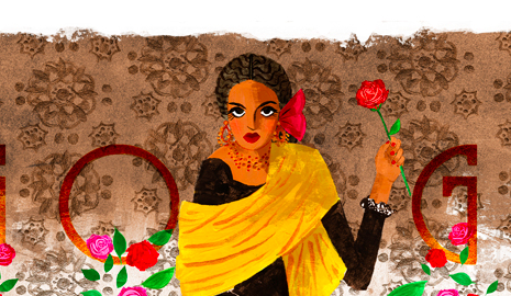 Katy Jurado aparece en doodle de Google a 94 años de su nacimiento