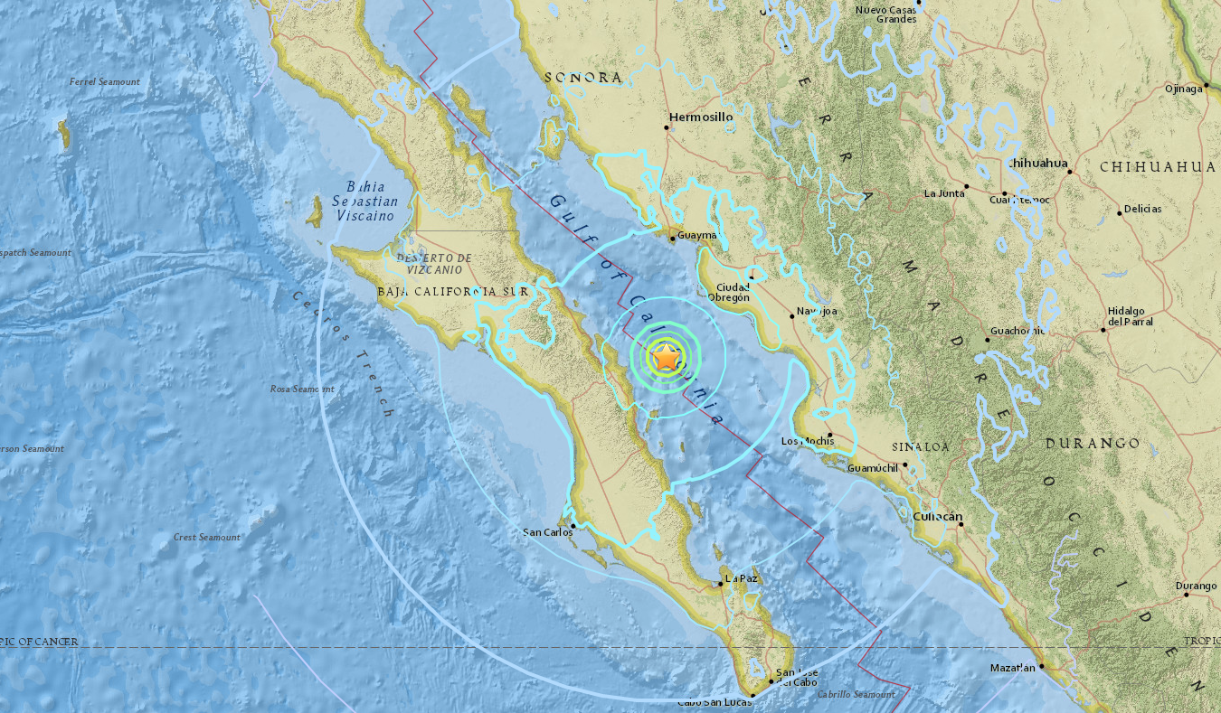 Sismo de 6.3 grados sacude BCS