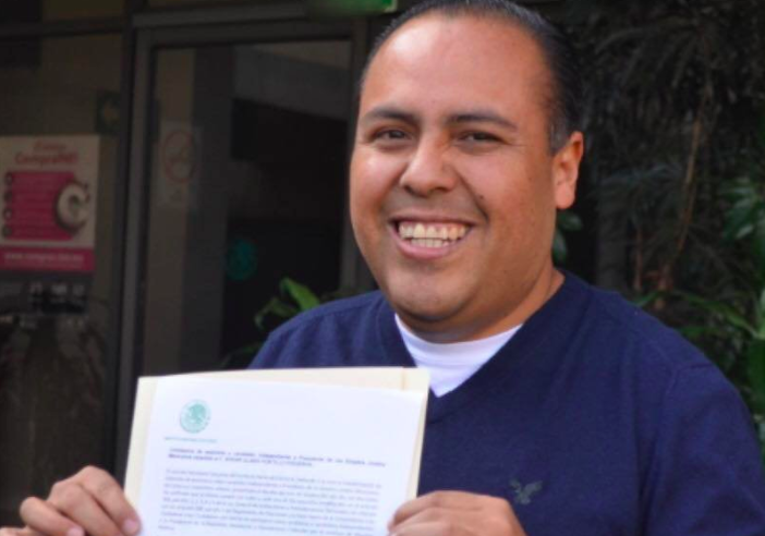 Edgar Portillo sufre accidente en La Marquesa