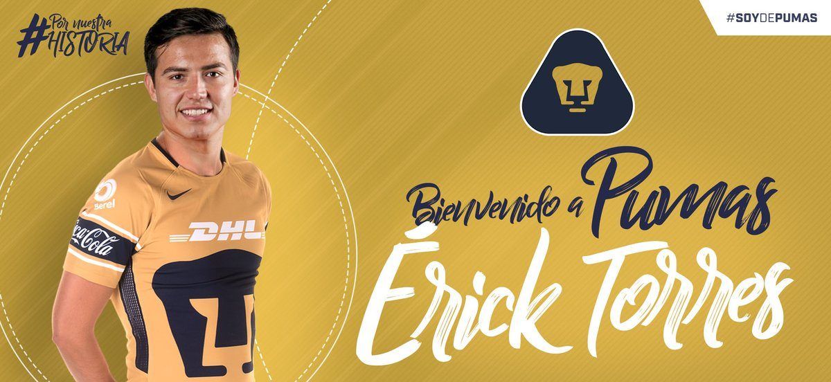 ‘Cubo’ Torres, el último refuerzo de Pumas