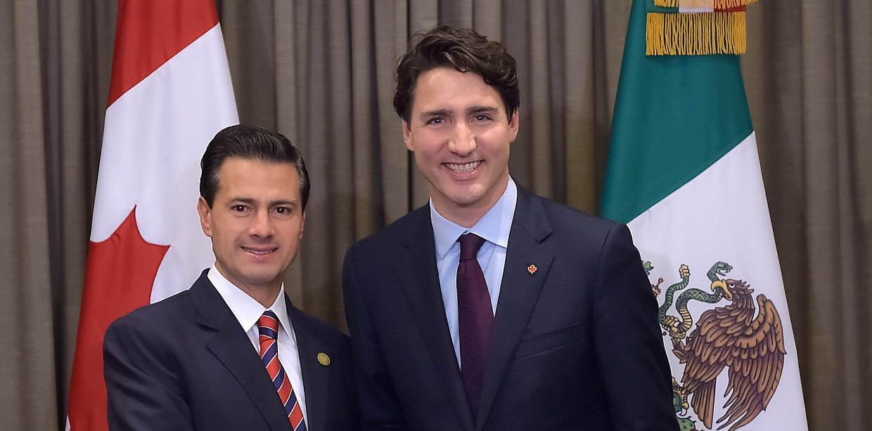 Peña Nieto conversa con Justin Trudeau por vía telefónica