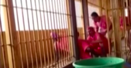 #Video Momento de la fuga de 11 reos en cárcel de Brasil