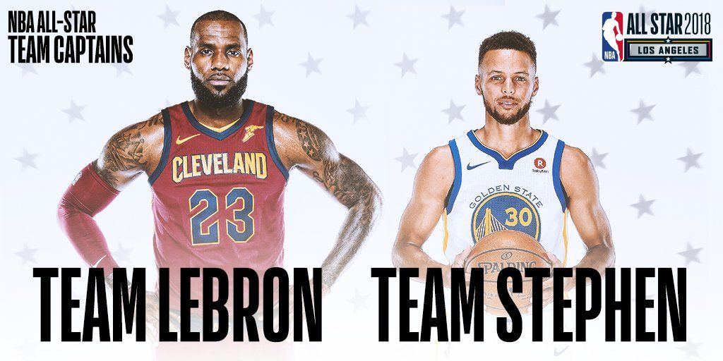 LeBron James y Stephen Curry serán capitanes en Juego de Estrellas de NBA