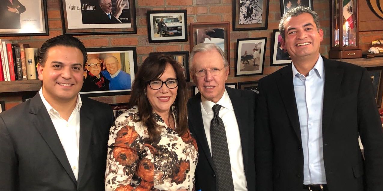 Ochoa, Polevnsky y Zepeda en la Mesa Política con López-Dóriga