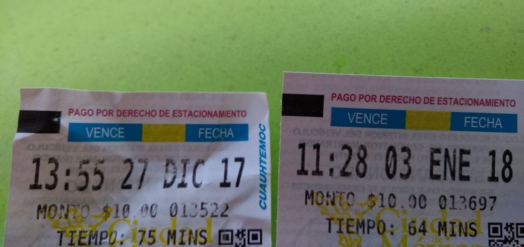 Aumentan tarifas de parquímetros en colonias Juárez y Cuauhtémoc