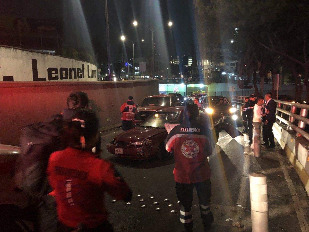 Se registran siete accidentes esta mañana en la Ciudad de México