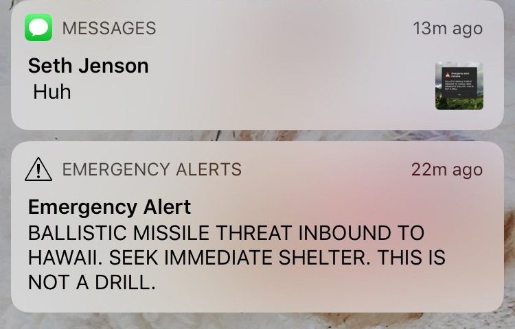 Provoca pánico falsa alarma de misiles balísticos en Hawaii