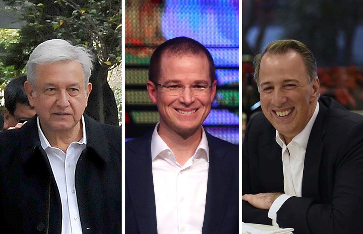 Encuesta Mitofsky: AMLO aventaja, Anaya segundo y Meade tercero