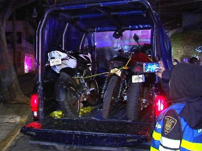 Tres motociclistas detenidos por arrancones en Viaducto