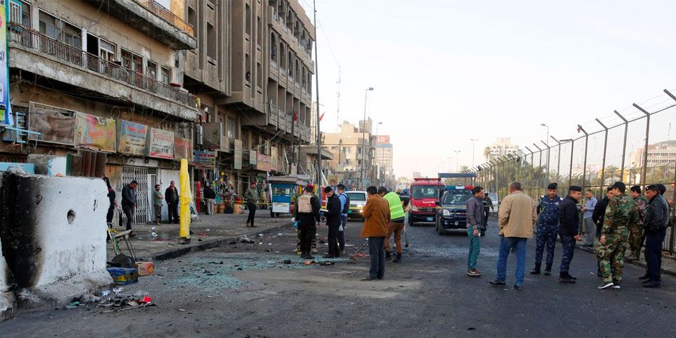 Atentados suicidas dejan 38 muertos en Bagdad