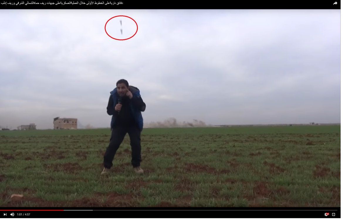 #Video Cae bomba a metros de periodista sirio durante transmisión