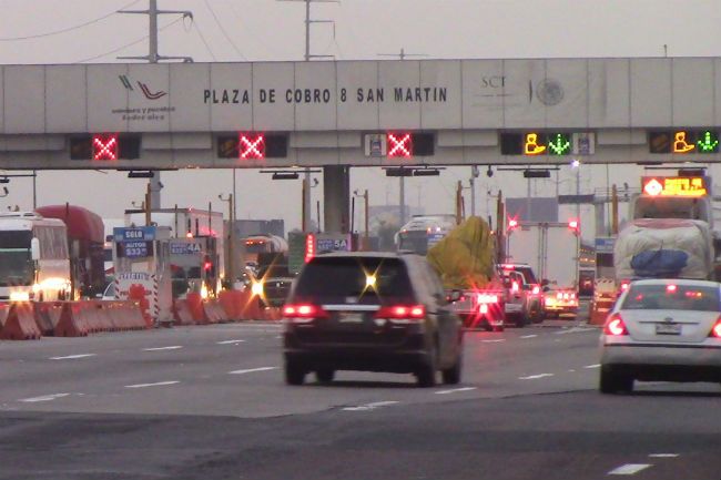 Aumentan tarifas de Autopista México-Puebla