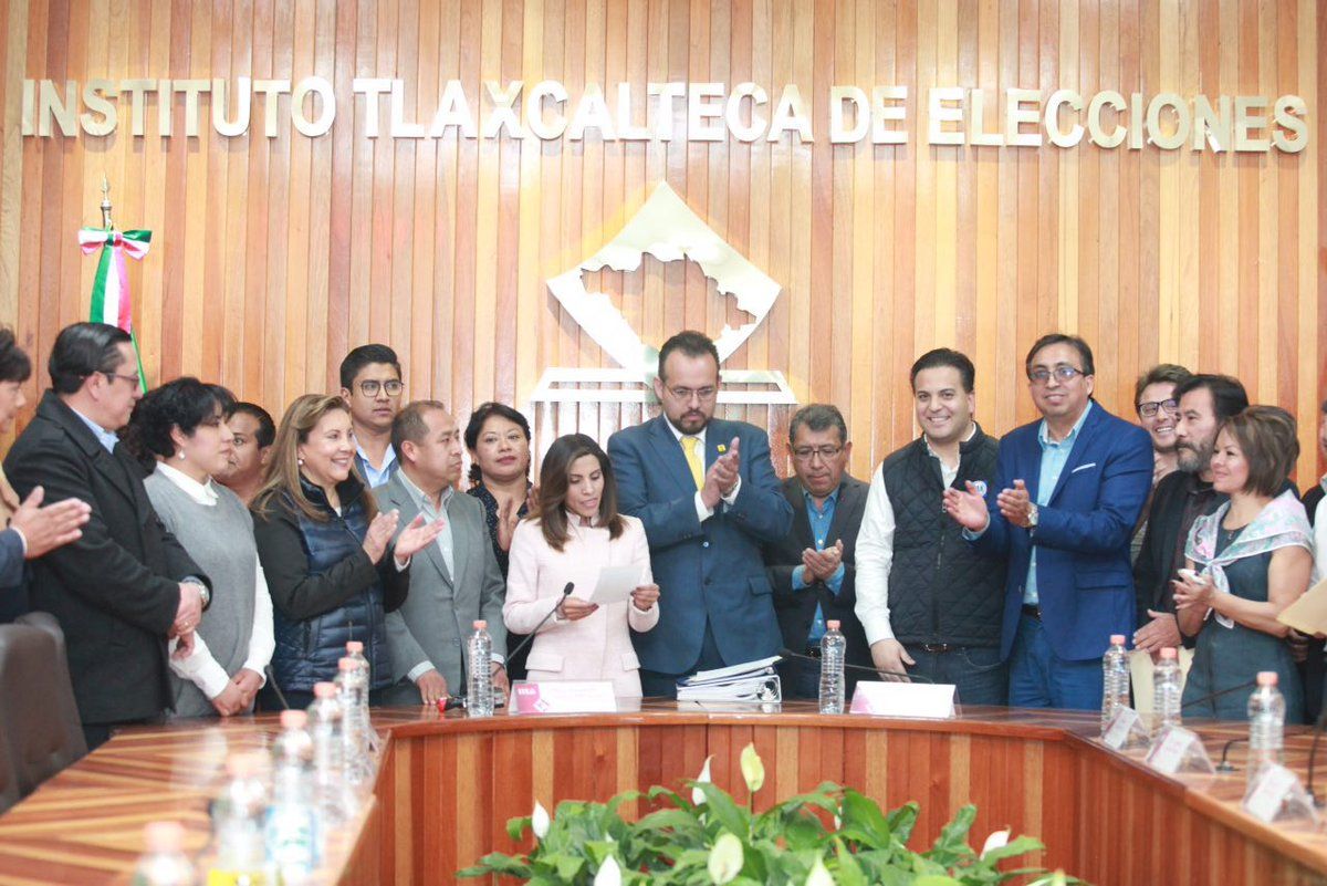 PAN, PRD y PAC registran coalición ‘Por Tlaxcala al Frente’