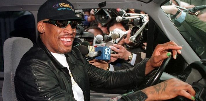 Duerme en la cárcel Dennis Rodman por conducir ebrio