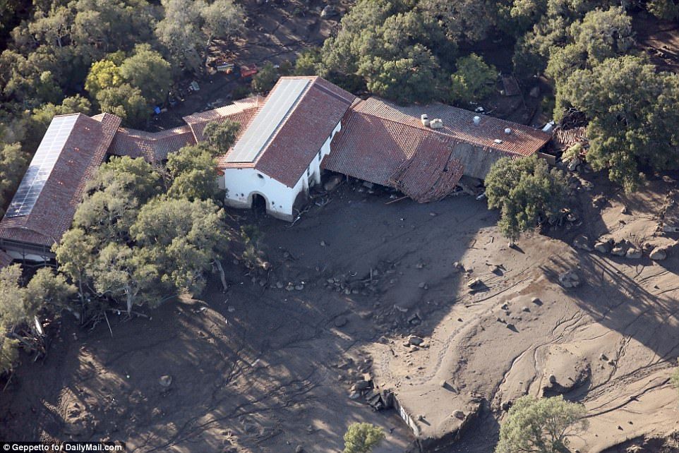Imágenes de los deslaves en California Imágenes de los deslaves en California