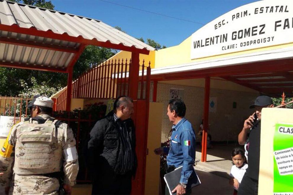 Escuelas en BCS presentan daños tras sismo