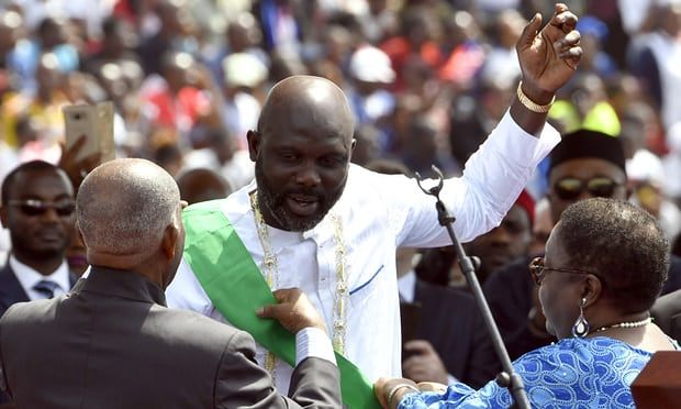George Weah asume presidencia de Liberia
