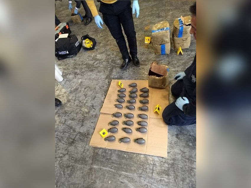 Aseguran casi dos mil granadas en bodega en Azcapotzalco Aseguran casi dos mil granadas en bodega en Azcapotzalco