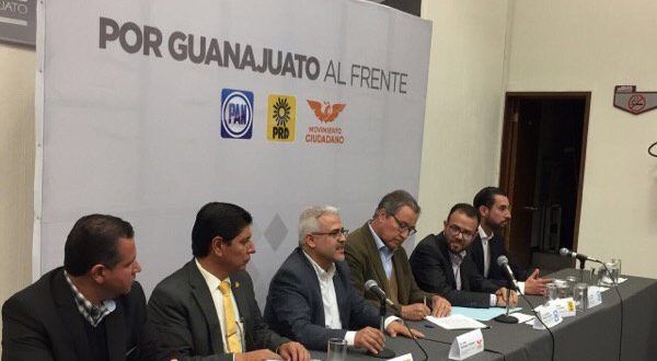 PAN y PRD registran la coalición “Por Guanajuato al Frente”