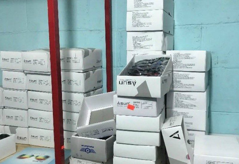 Aseguran más de 45 mil lentes pirata en la Ciudad de México