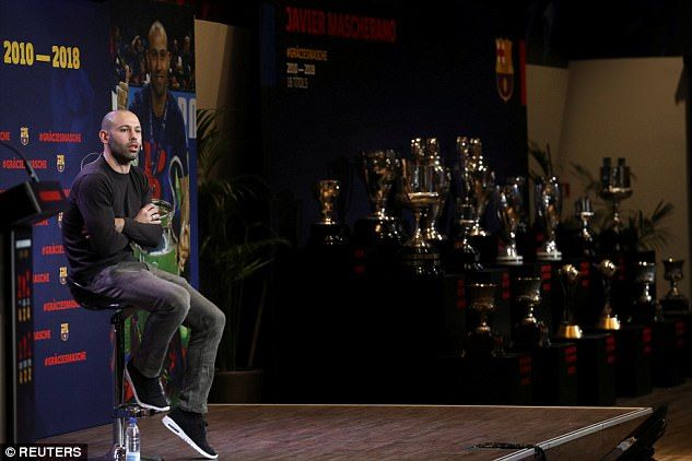 Mascherano se despide del Barcelona