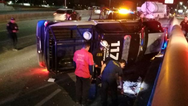 Persecución por no pagar gasolina deja tres heridos y dos detenidos