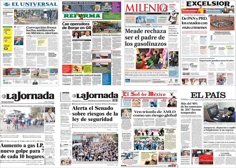 Precios de la tortilla, Steve Bannon y Trump en primeras planas