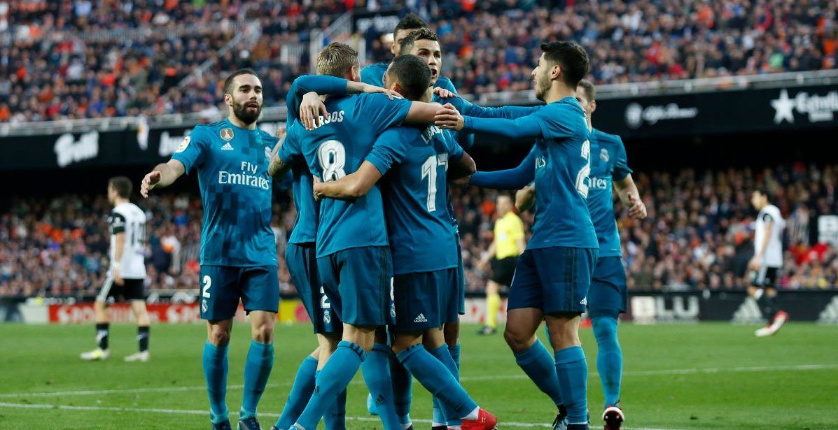 Real Madrid golea al Valencia