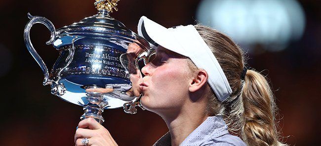 Wozniacki se corona en el Abierto de Australia