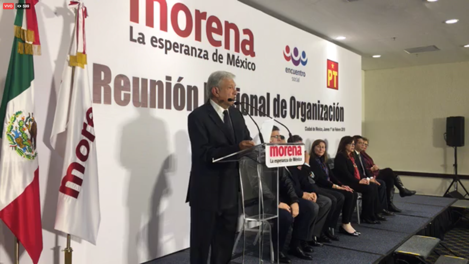 Ebrard y Monreal se unen a campaña de López Obrador