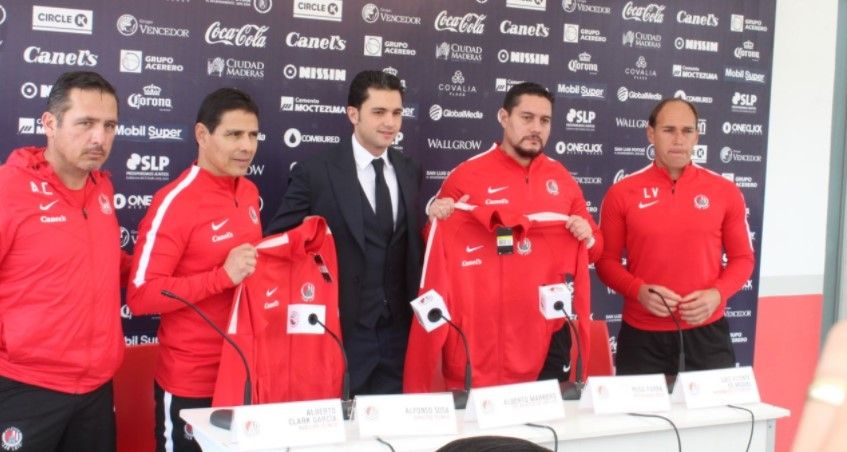 Atlético de San Luis presenta a ‘Poncho’ Sosa como nuevo entrenador