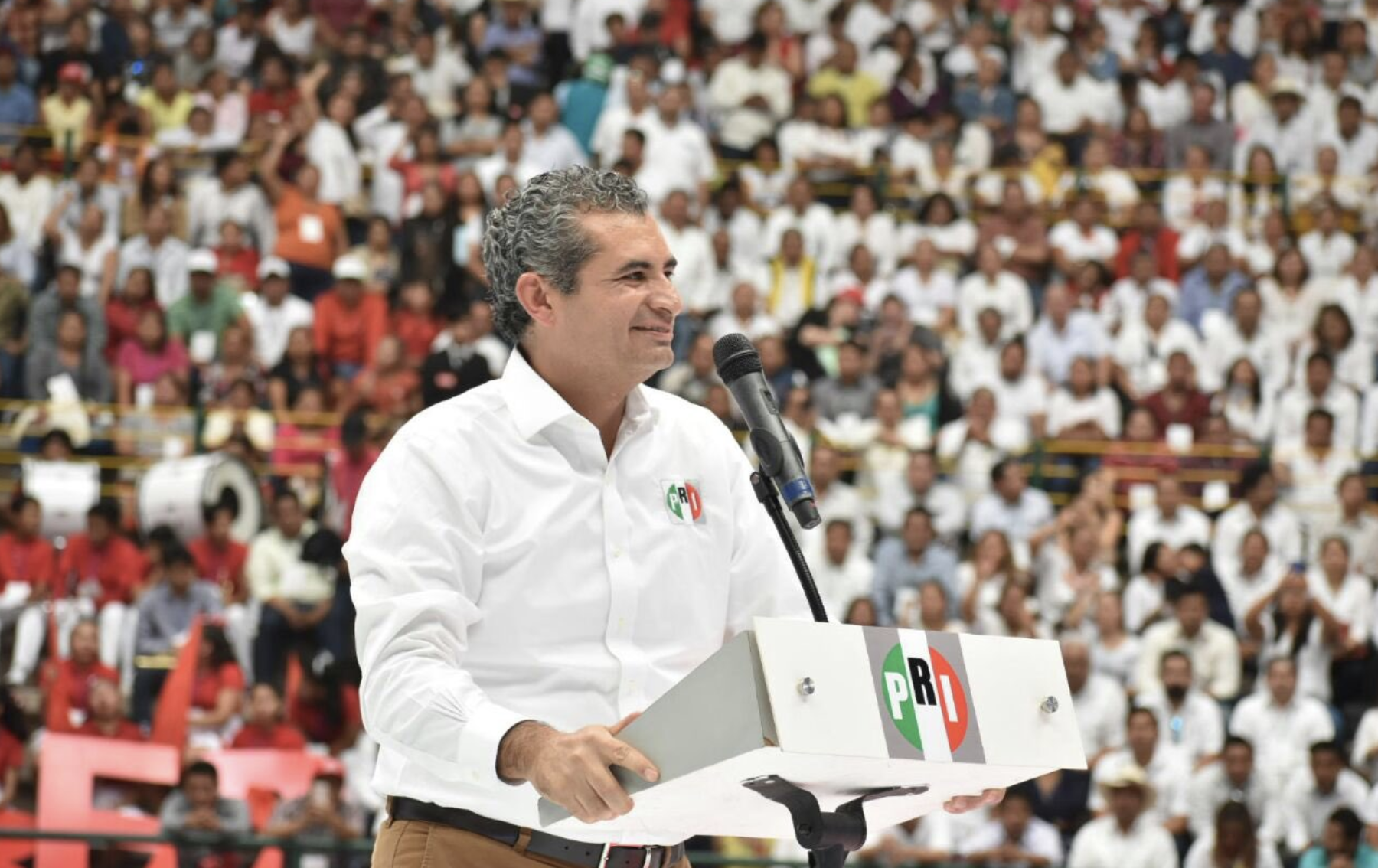 Ochoa Reza asegura que se mantendrá al frente del PRI