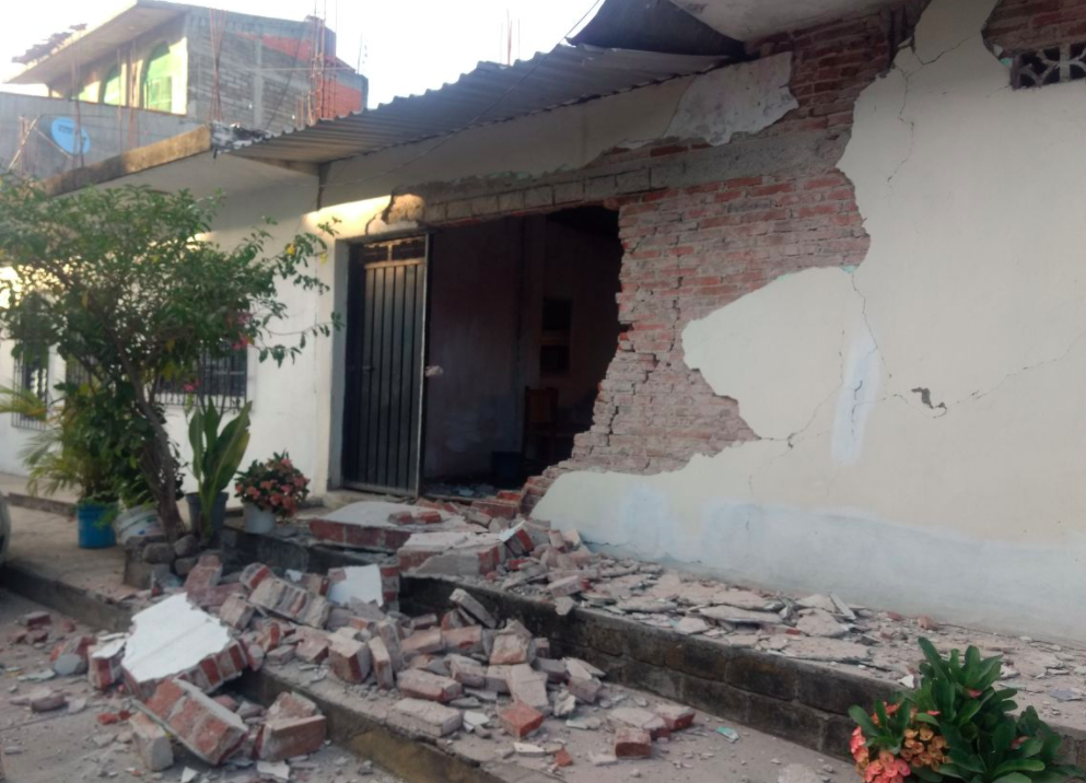 Al menos 4 mil viviendas en Oaxaca resultaron afectadas por sismo