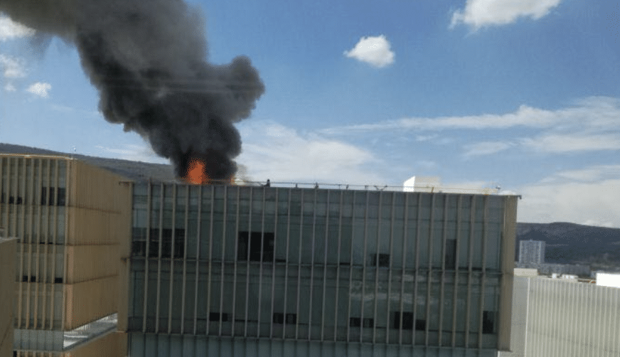 #Video Incendio en edificio de Zapopan, Jalisco