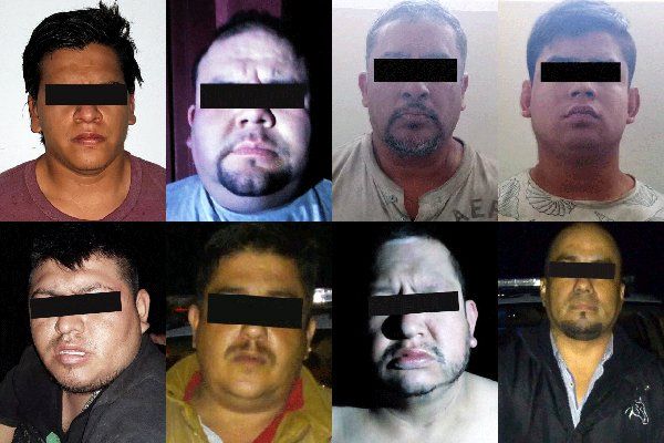 Detienen a ocho presuntos homicidas en la carretera México-Tampico